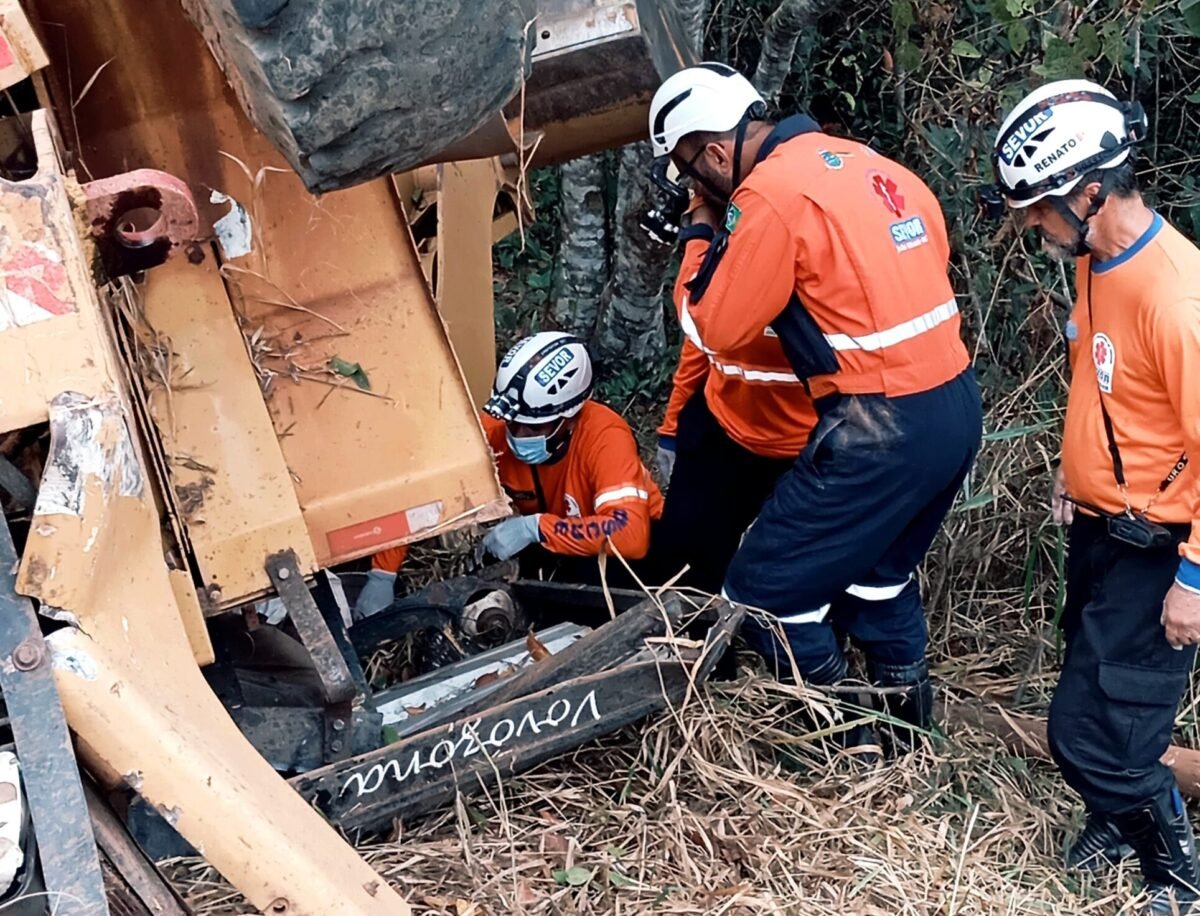 Homem morre em acidente com pá carregadeira em Rio Piracicaba