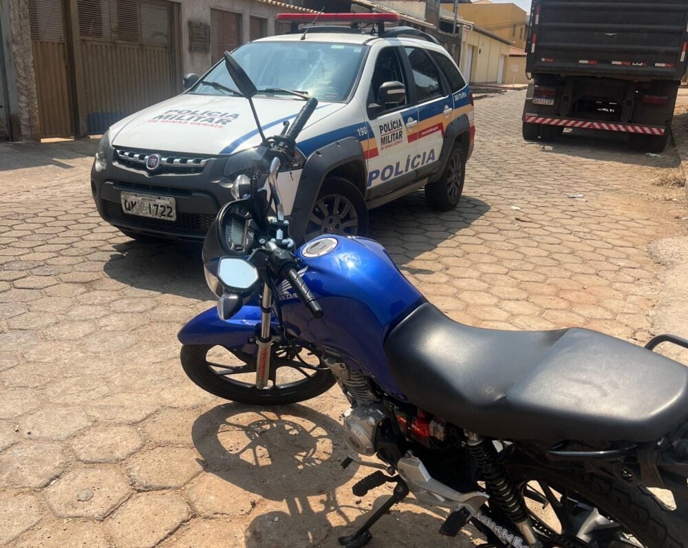 Polícia prende dois homens por furto e adulteração de motocicleta em João Monlevade