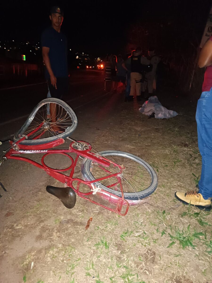 Ciclista morre em acidente na MGC-120, em Santa Maria de Itabira