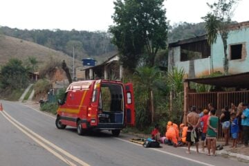 Mulher é atropelada por patrão e fratura as duas pernas na zona rural de Santa Maria de Itabira