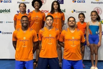 Atletas itabiranos conquistam medalhas em competições de ginástica de trampolim em São Paulo