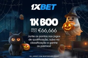 A 1xBet vai fazer chover dinheiro neste Halloween: jogue nas máquinas e ganhe até €16.666!