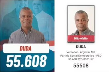 Candidato faz campanha política com número errado e perde eleição em Minas