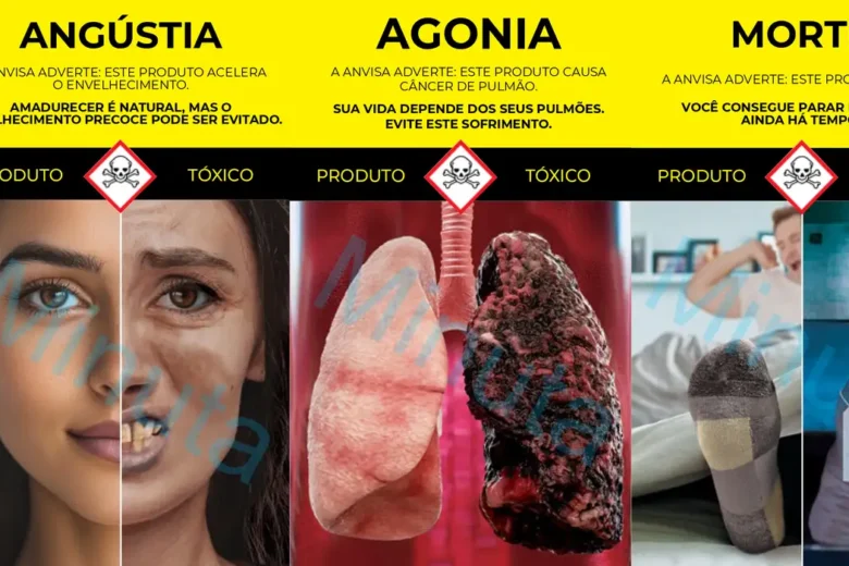 Anvisa apresenta novas imagens contra fumo em embalagens de cigarros