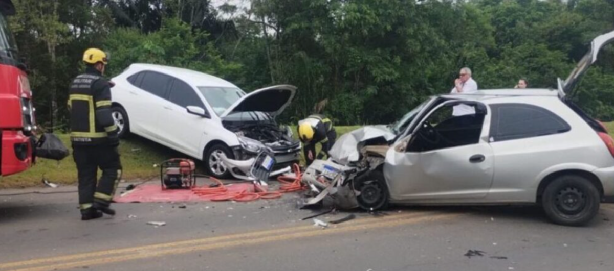 Casal sofre acidente grave após fugir de motel sem pagar conta em Santa Catarina