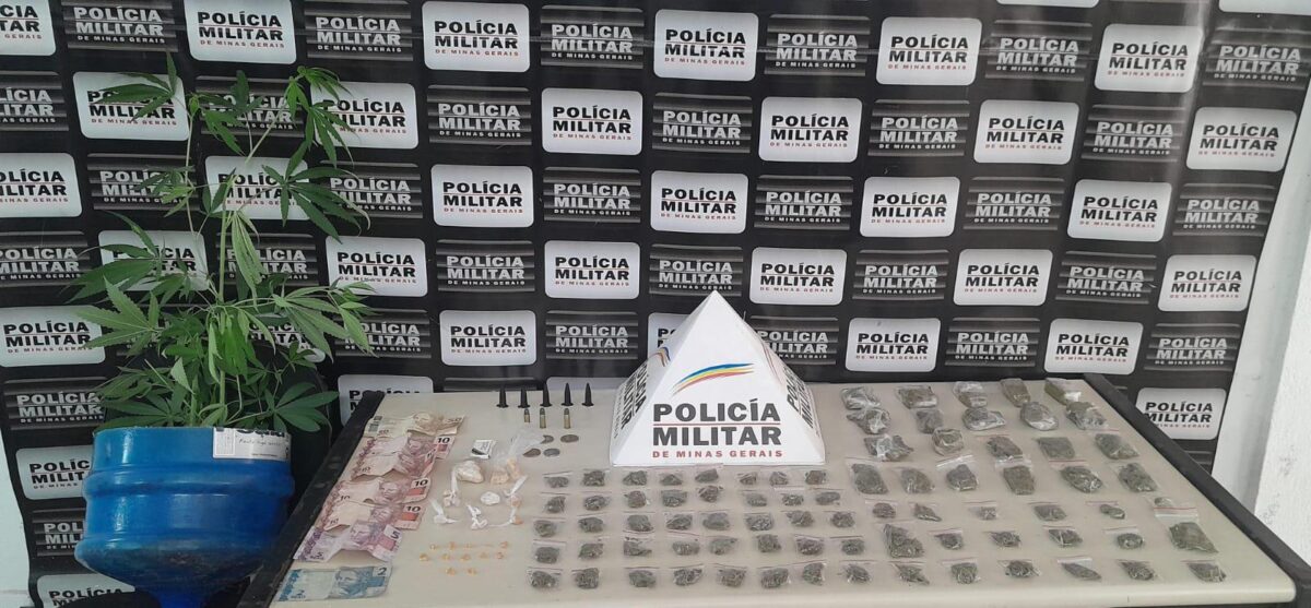 Polícia Militar apreende cocaína, crack e maconha em João Monlevade