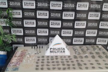 Polícia Militar apreende cocaína, crack e maconha em João Monlevade