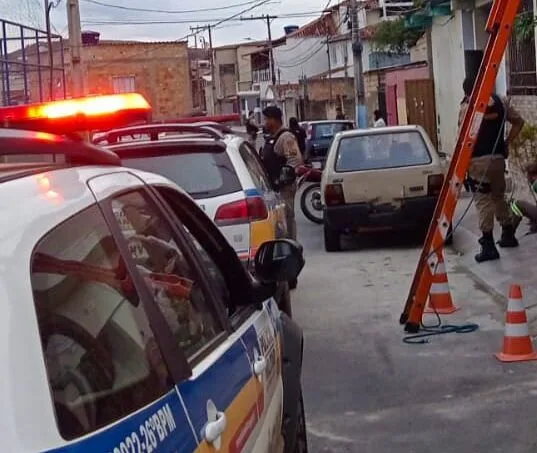 Polícia Militar prende três homens em flagrante por tentativa de furto de cabos de telefonia em Itabira