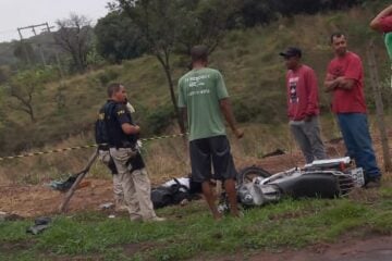 Motociclista morre em acidente grave na BR-381, em Ravena