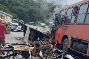 Morre uma das vítimas do grave acidente na BR-381, em Caeté; um dos feridos é socorrido em estado grave