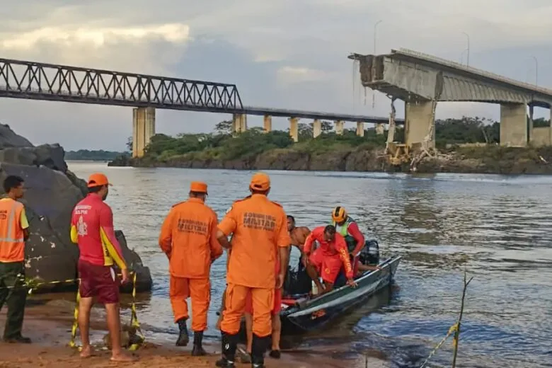 Chega a oito o número de mortes confirmadas após queda de ponte no rio Tocantins