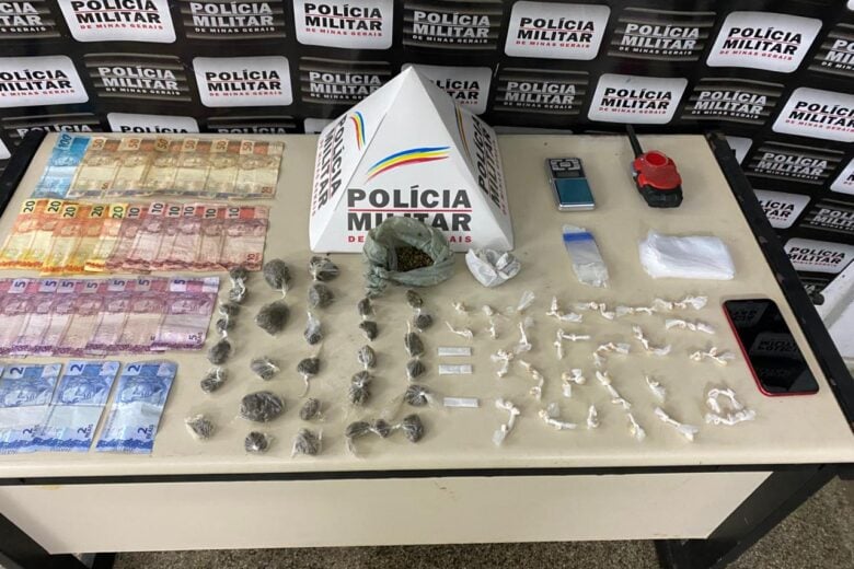 Polícia Militar prende jovem por tráfico de drogas e receptação em João Monlevade