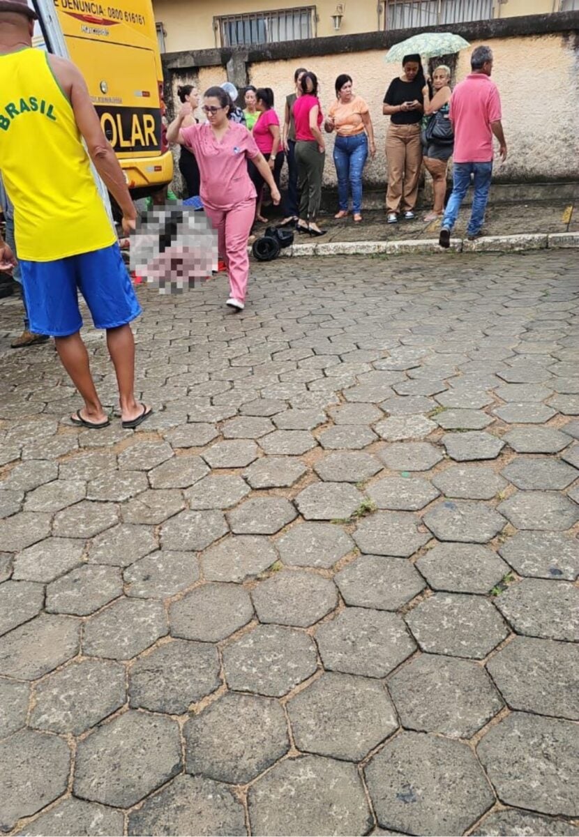 Polícia investiga causas do acidente que matou uma criança em Santa Maria de Itabira; ônibus passará por vistoria