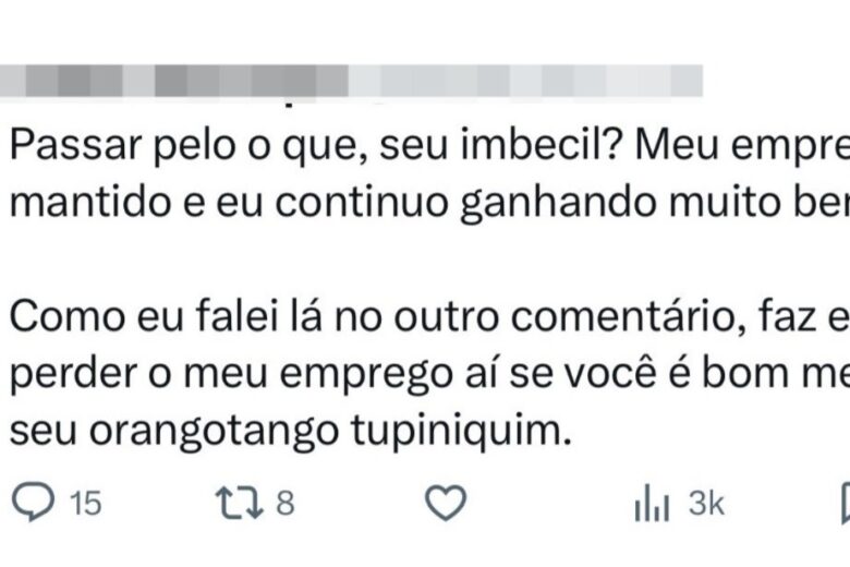 Homem que fez ofensas racistas nas redes sociais é demitido por empresa em BH