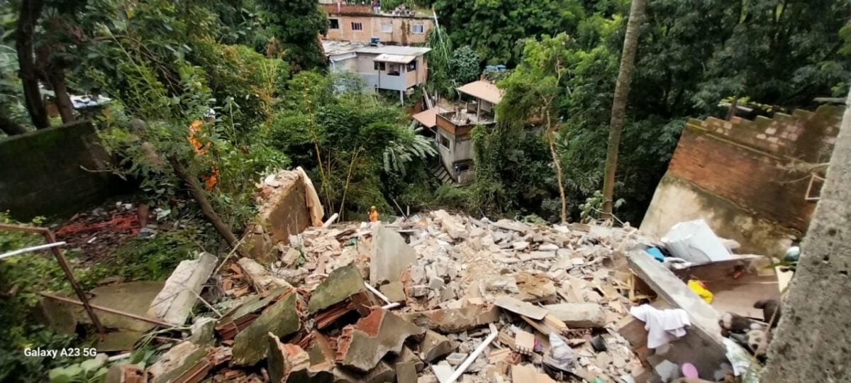 risco geológico chuva