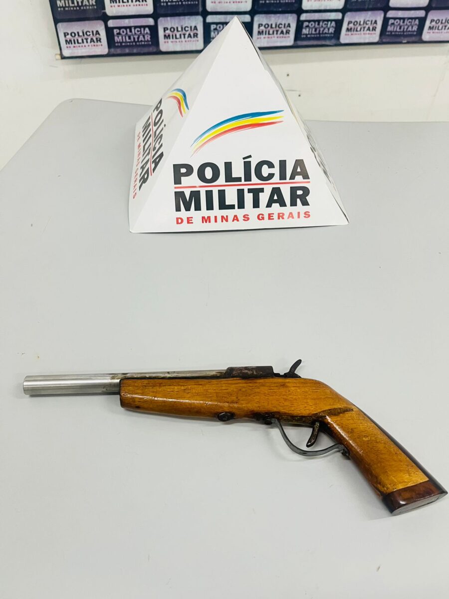 Posse ilegal: Polícia Militar prende homem com arma de fogo artesanal em Itabira