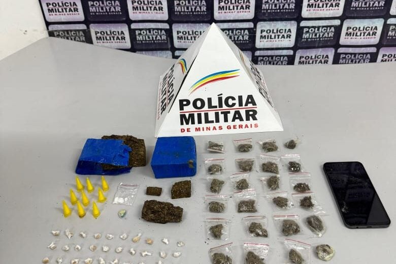 Polícia Militar de Itabira prende suspeito de tráfico de drogas no bairro Nova Vista