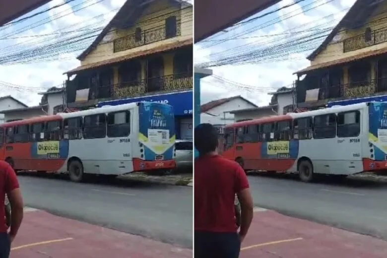 URGENTE: Homem sequestra ônibus e faz motorista de refém em Contagem; BOPE negocia rendição