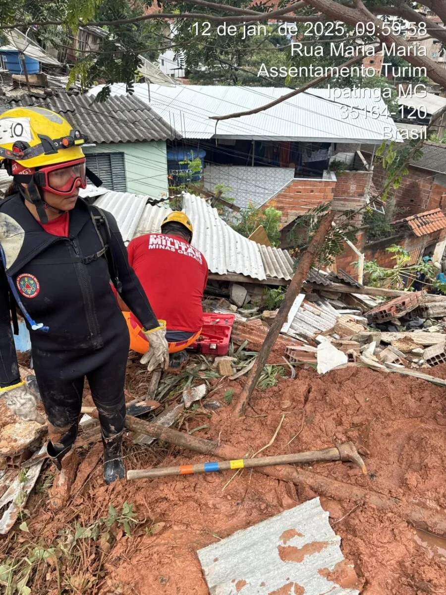 Ipatinga: cinco pessoas morrem em enchentes