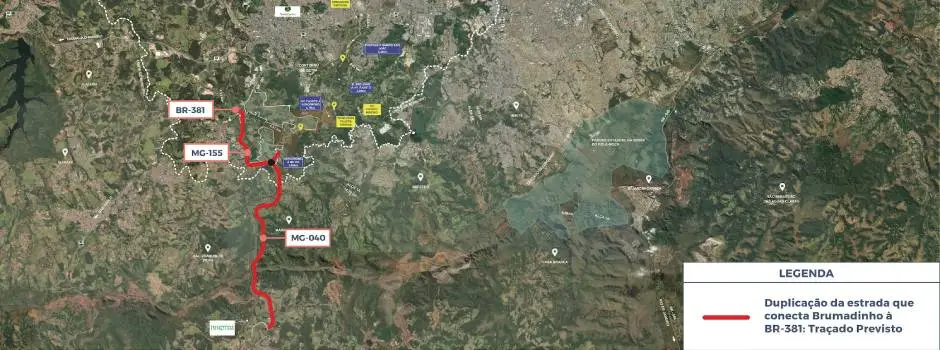 Avançam os projetos de duplicação de rodovias entre Brumadinho e Betim; saiba mais