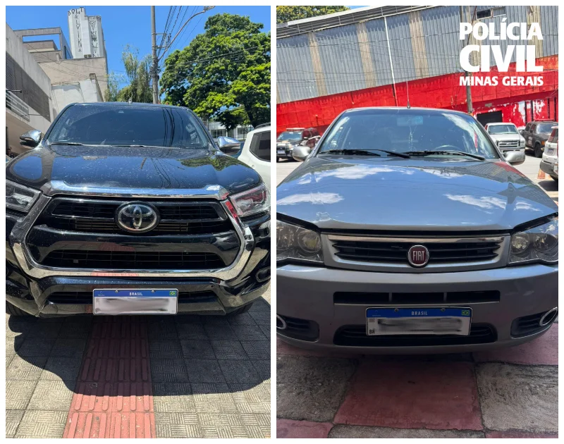 Quatro homens são presos durante tentativa de venda de caminhonete com placa falsa em BH