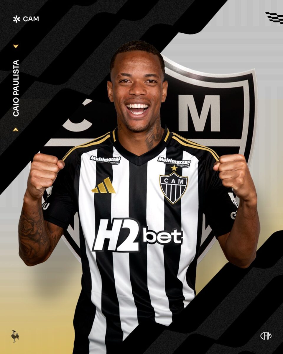 Atlético-MG oficializa a contratação de Caio Paulista como reforço para a temporada