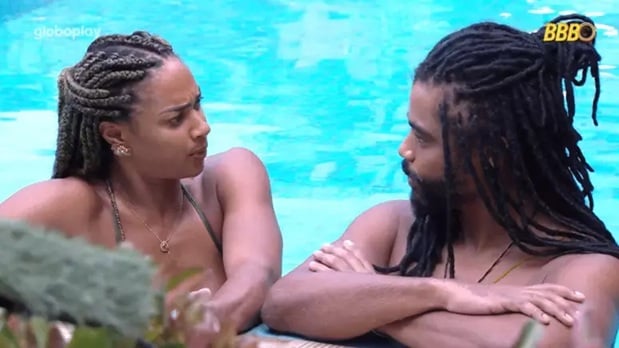 Aline e Diogo têm DR no “BBB 25”: “Você não me defendeu”