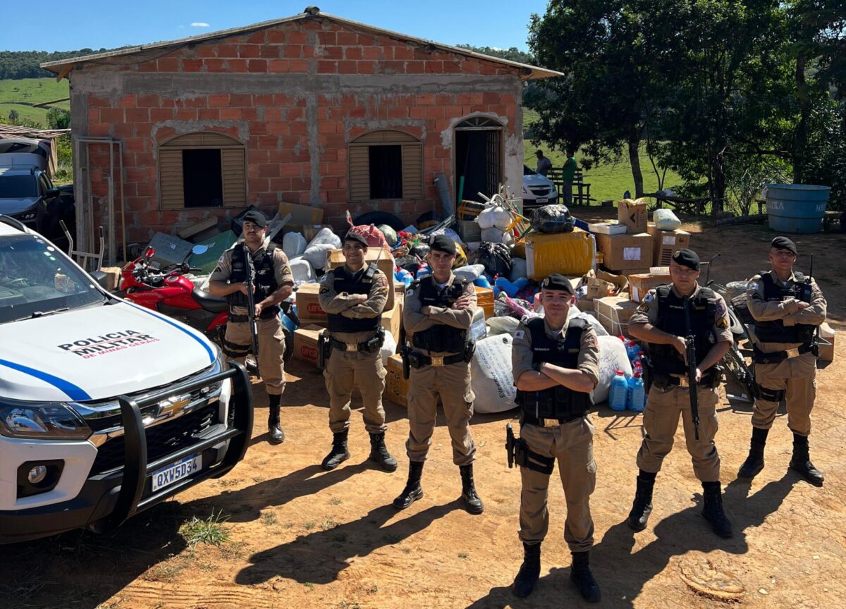 Polícia Militar recupera carga roubada na BR-381 e prende suspeito em São Domingos do Prata