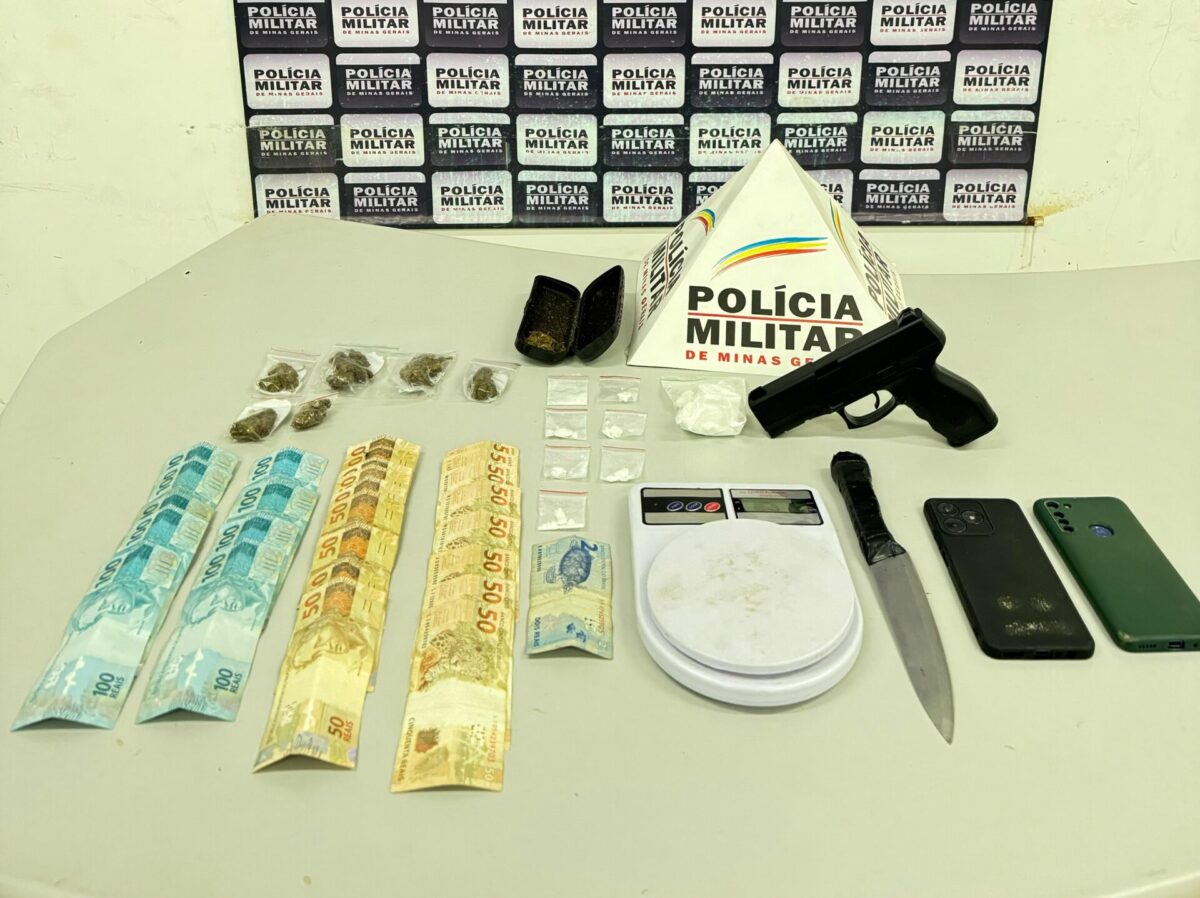 Adolescente é apreendido pela Polícia Militar por tráfico de drogas em Itabira