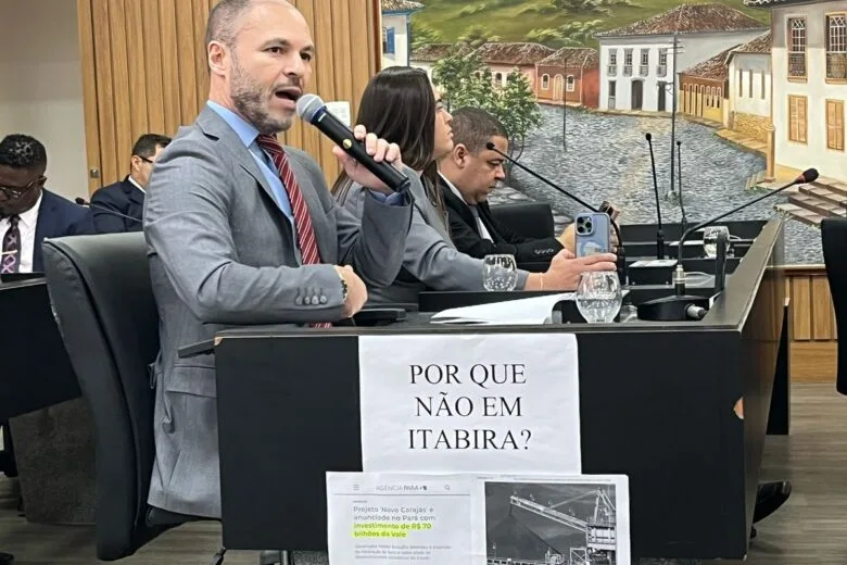 “Por que não em Itabira?”: Vereador sobe o tom contra a Vale e cobra postura do governo Zema 