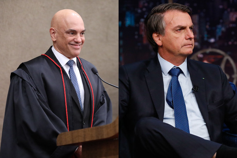 Moraes e Bolsonaro