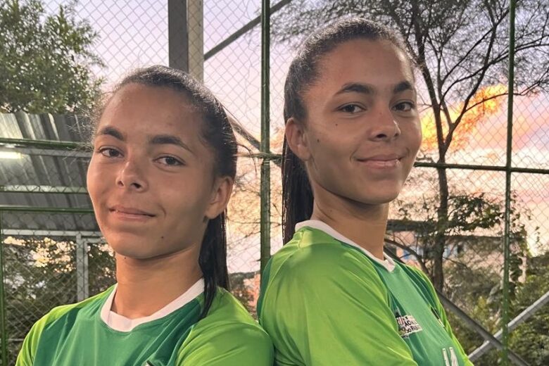 Talento em dose dupla! Gêmeas de São Gonçalo do Rio Abaixo passam na seletiva de clube capixaba de handebol
