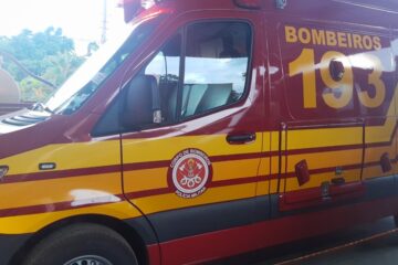 Colisão entre veículos mobiliza bombeiros na BR-381, em São Gonçalo do Rio Abaixo