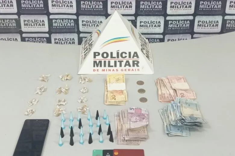 Polícia Militar prende homem por tráfico de drogas em Itabira