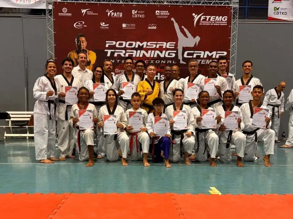 Asca participa do Poomsae Training Camping com 18 representantes e atleta destaque