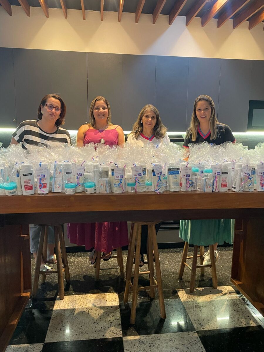 Projeto "Luz de Lu" arrecada quase R$ 10 mil em kits dermatológicos para a Oncoviva
