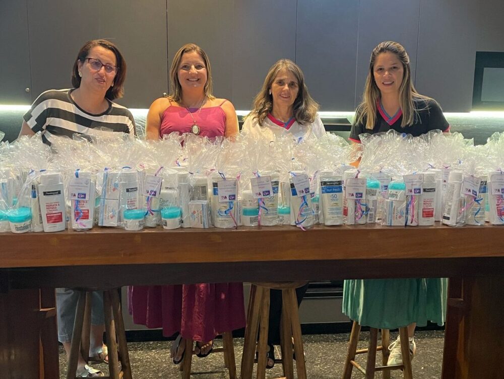 Projeto “Luz de Lu” arrecada quase R$ 10 mil em kits dermatológicos para a Oncoviva