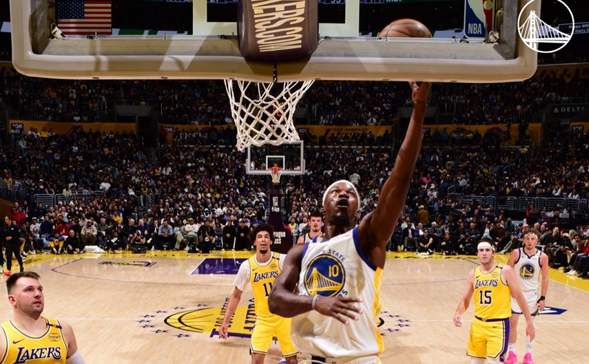 Golden State Warriors supera os Lakers em confronto direto da Conferência Oeste da NBA