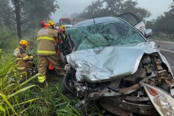 Mais um grave acidente na BR-040 em Curvelo deixa um morto e dois feridos