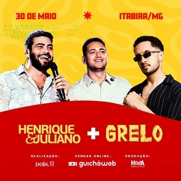 Henrique & Juliano trazem a turnê “Manifesto Musical” para Itabira no dia 30 de maio