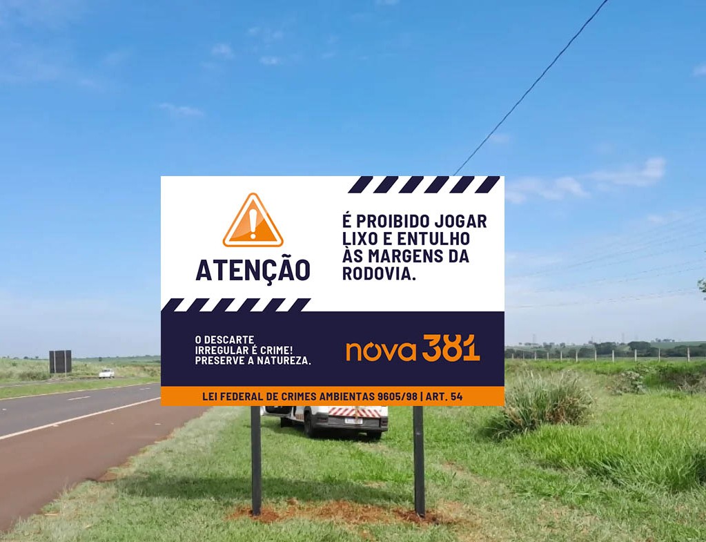 Concessionária retira cerca de 790 toneladas de lixo e entulho em 70 dias de operação na BR-381
