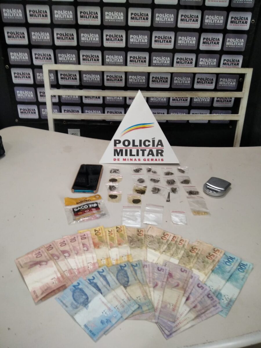 Adolescente é apreendido por tráfico de drogas no bairro Praia, em Itabira
