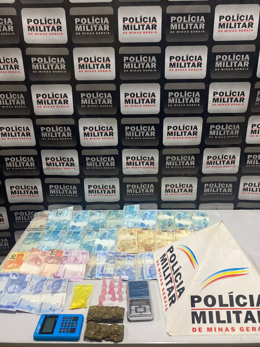 Polícia Militar prende dupla por tráfico de drogas no bairro São Vicente, em Santa Bárbara
