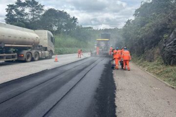 Obras na BR-381 prosseguem nesta semana; confira o cronograma semanal de intervenções