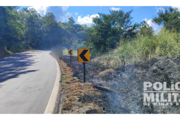 Homem é preso por provocar incêndio às margens da BR-381