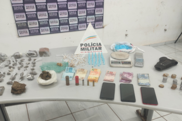 Itabira: PM prende três pessoas por tráfico e apreende drogas