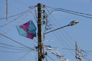 Alto risco! Cemig alerta sobre o perigo de soltar pipas próximas à rede elétrica