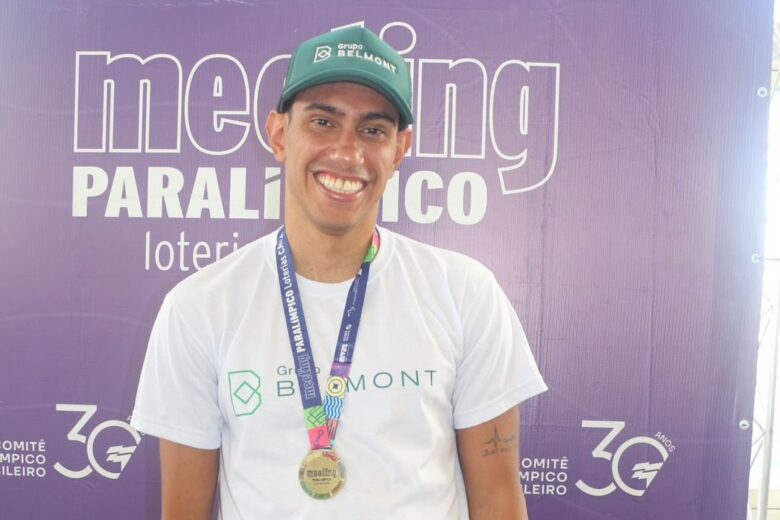 Atleta paralímpico itabirano conquista ouro em competição em BH