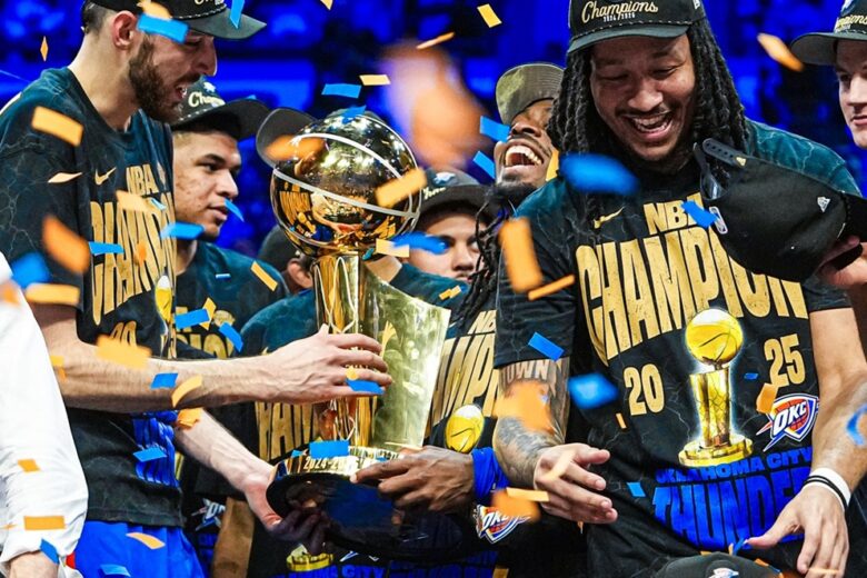 Haliburton se machuca, Oklahoma City Thunder aproveita, derrota Indiana e é campeão da NBA