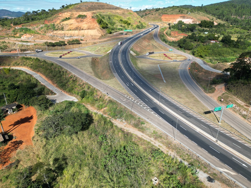 Trevo da BR-381 em São Gonçalo do Rio Abaixo se torna marco logístico e fortalece atração de investimentos